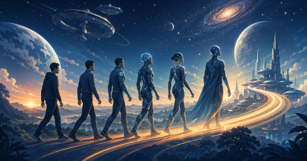 How Science Fiction Imagines Humanity’s Future Evolution