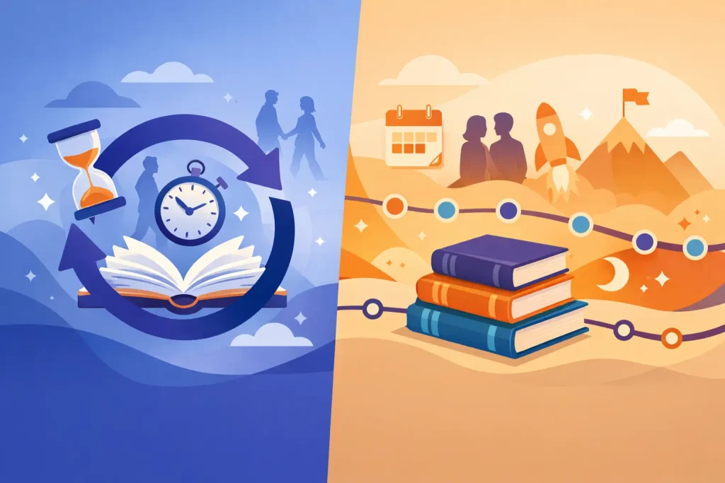 Time Loop Books vs Timeline Books Compared