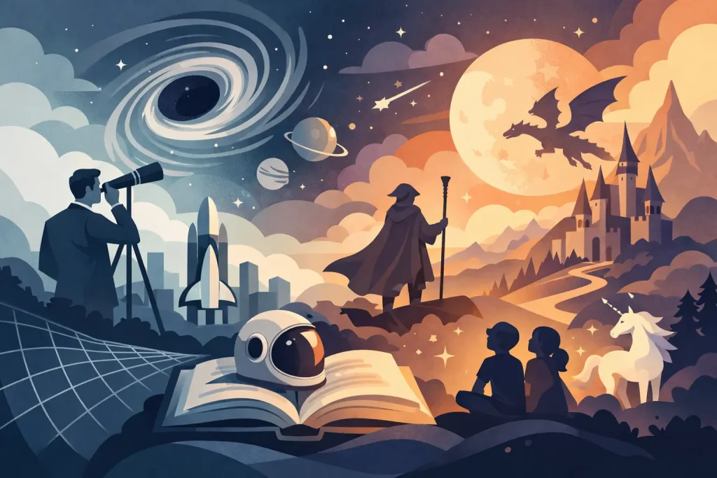 Relativity Fiction Versus Fantasy and Wonder